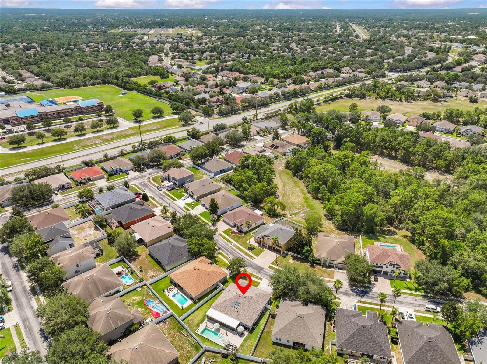 Aerial of Neighborhood