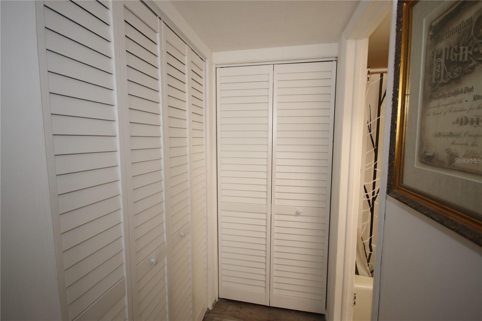 PRIMARY BEDROOM CLOSETS