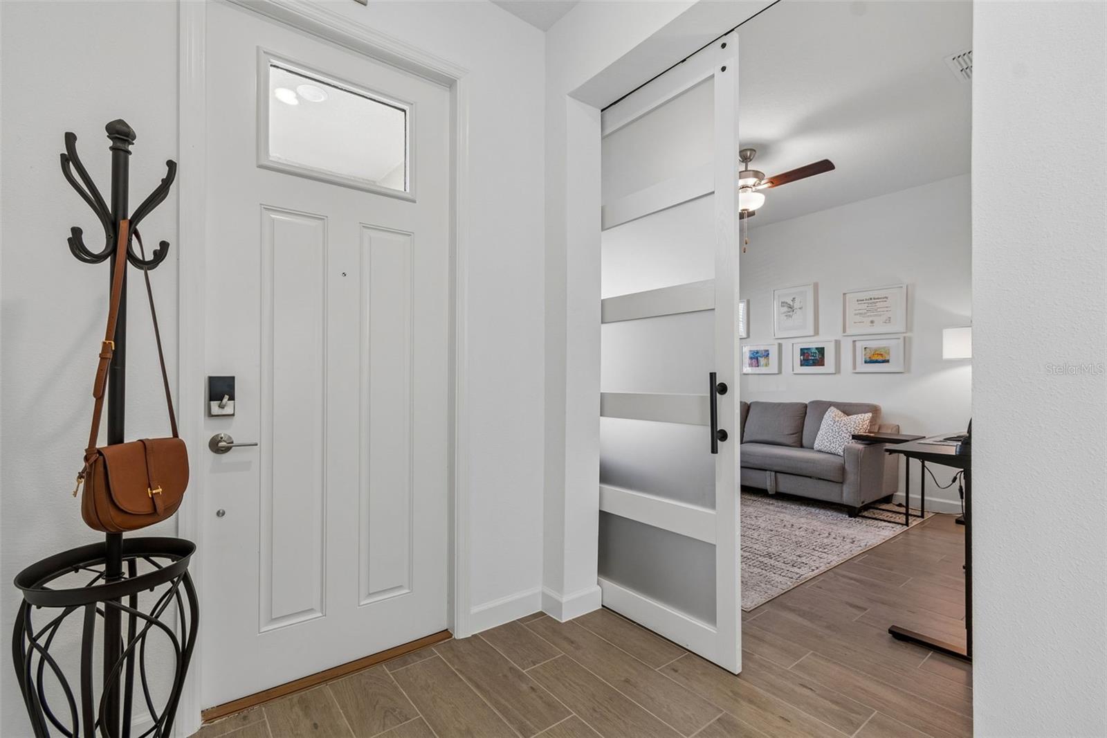 Foyer and flex room