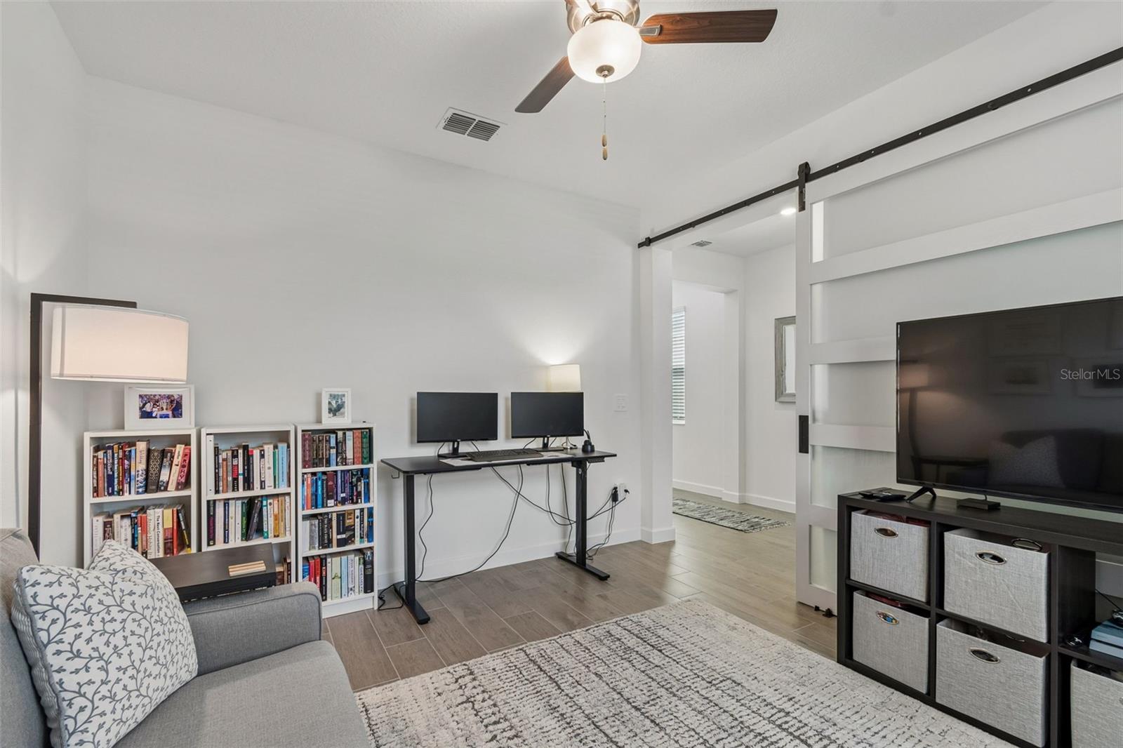 Flex room used as office