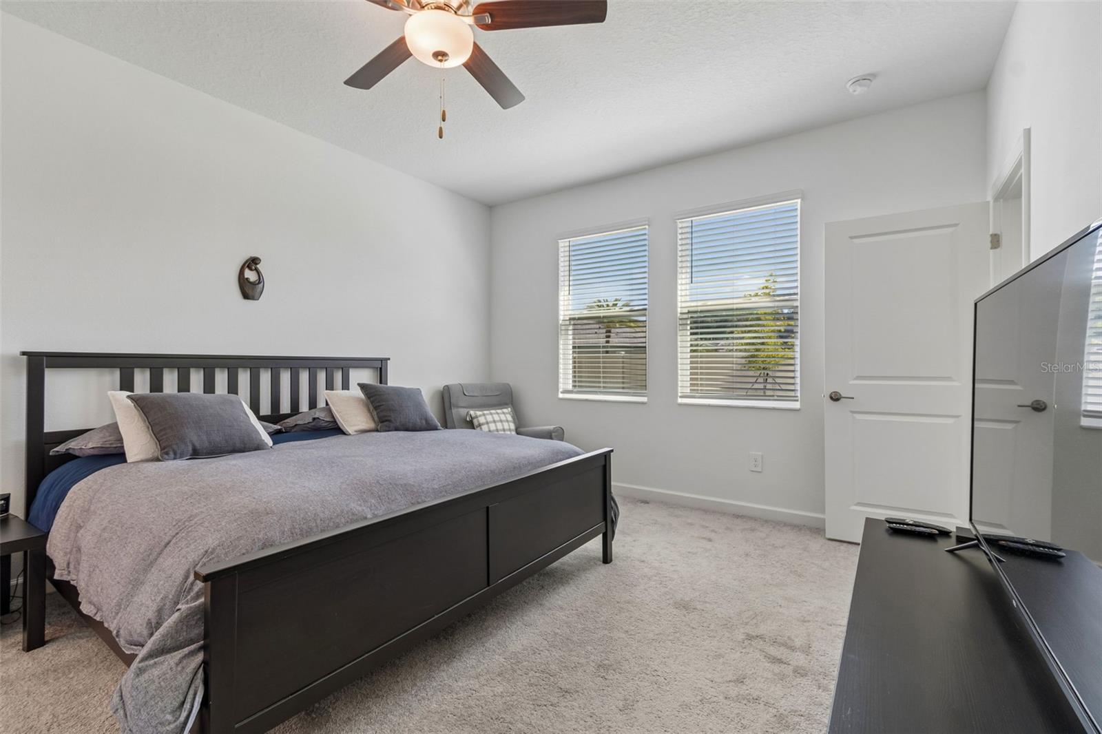 Owners suite with nice backyard views