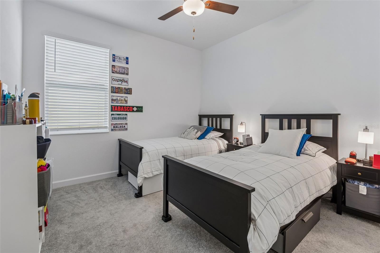 Second Bedroom with ceiling fans