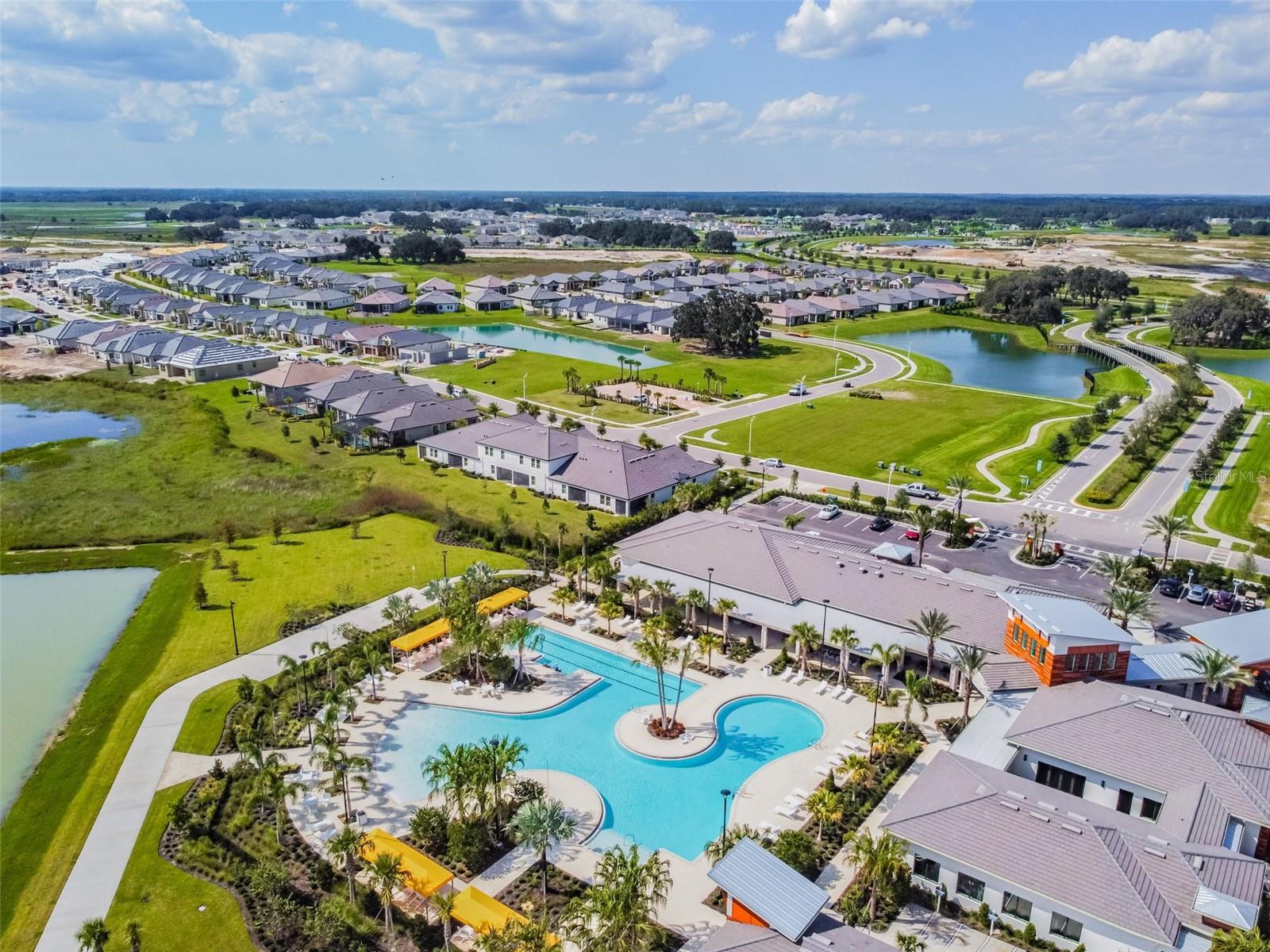 Areal view of the Medley Club