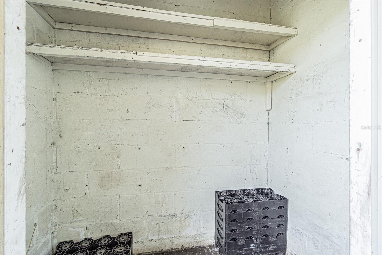 Outside closet