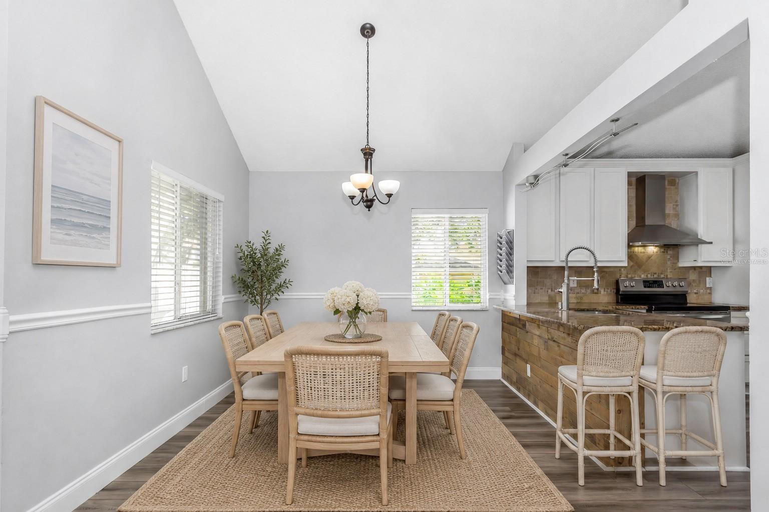 Dining Room Virtually Staged