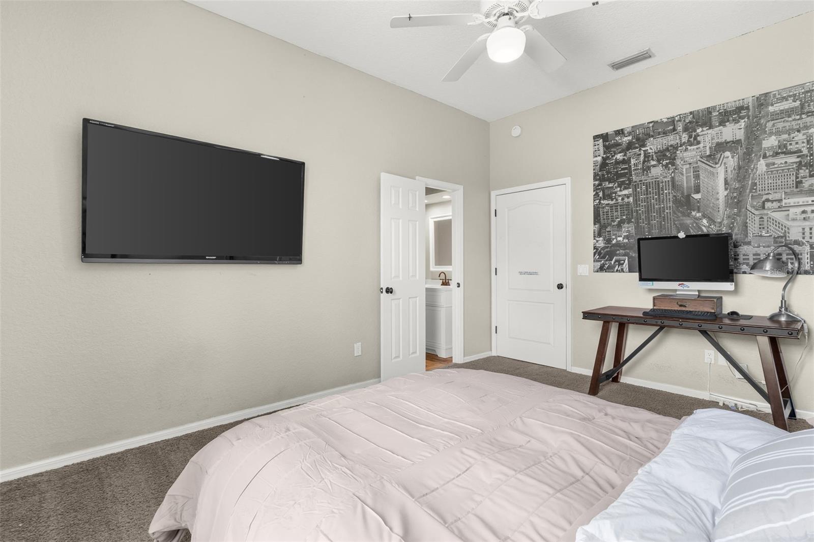 Generous in size and beautifully appointed, Bedroom 3 offers the flexibility to accommodate family, guests, or a growing household with ease.