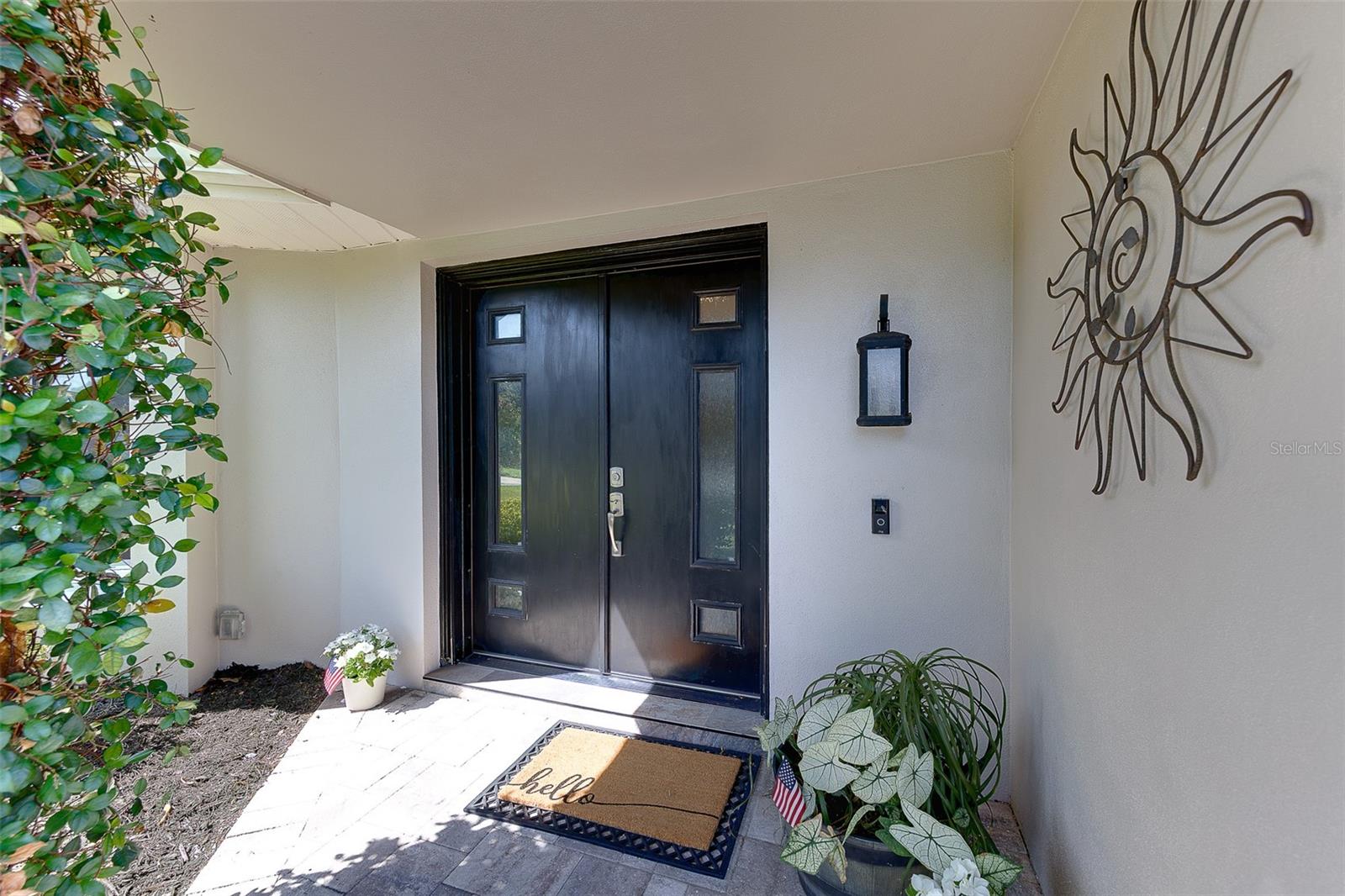 Front exterior door
