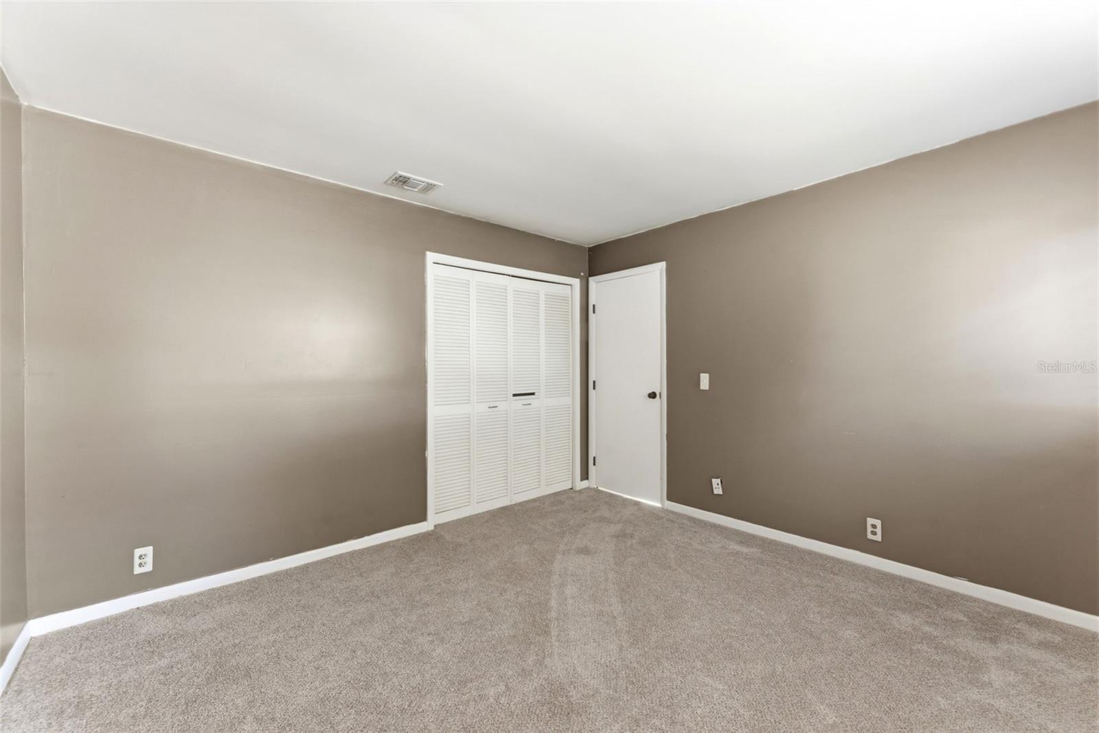 Bedroom #2 with Built-in Closet