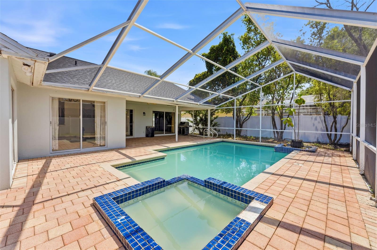 In Ground Pool and Hot Tub