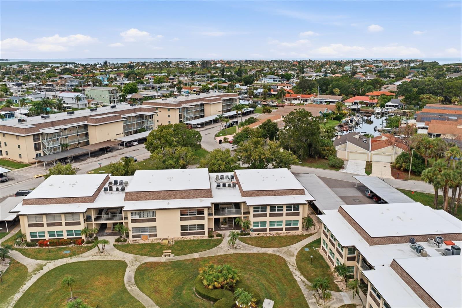 Aerial View of Building