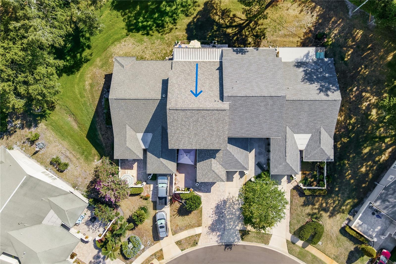 Aerial View of home