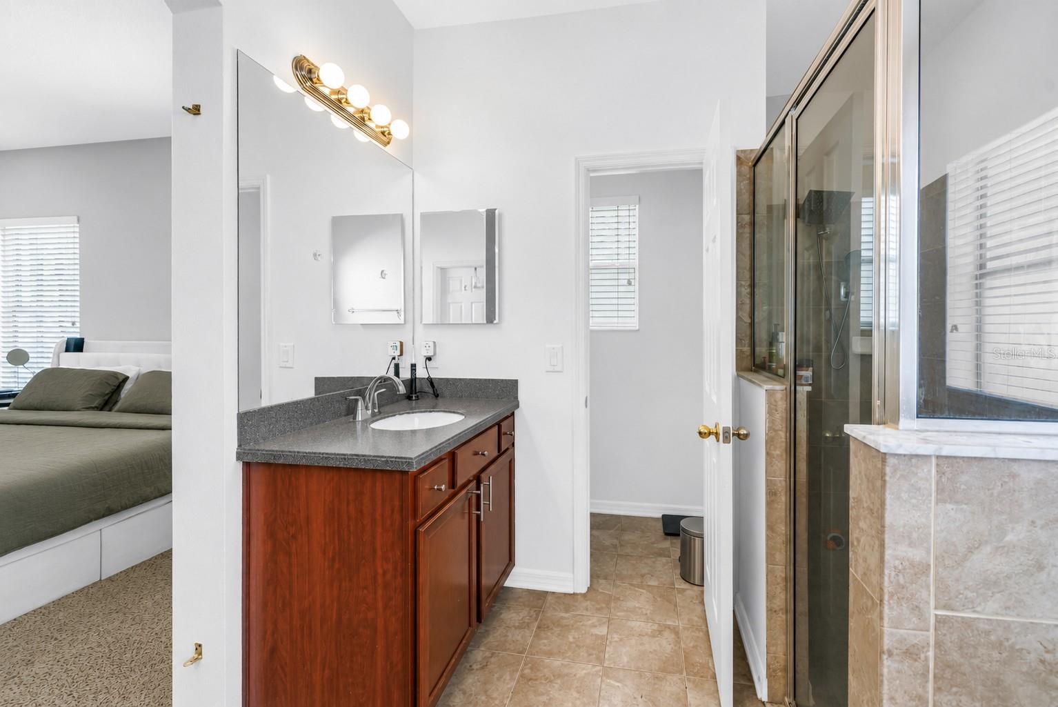 Primary Bath With Walk-In Shower  and Water Closet