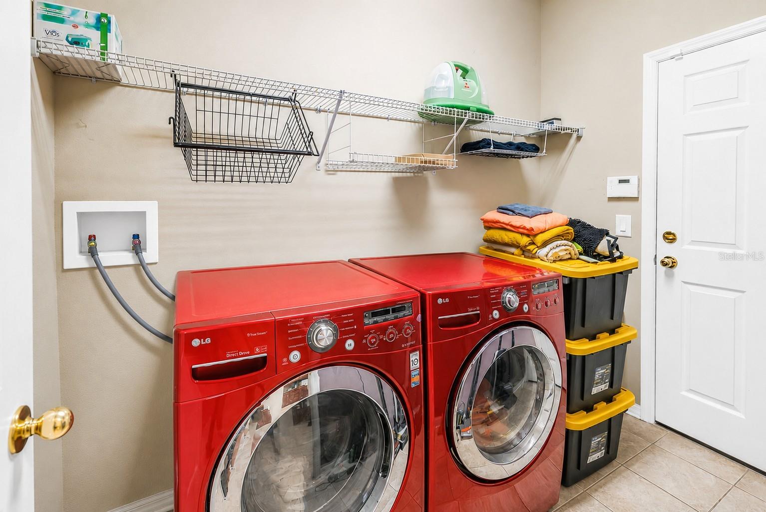 Laundry Room With Door Into Garage