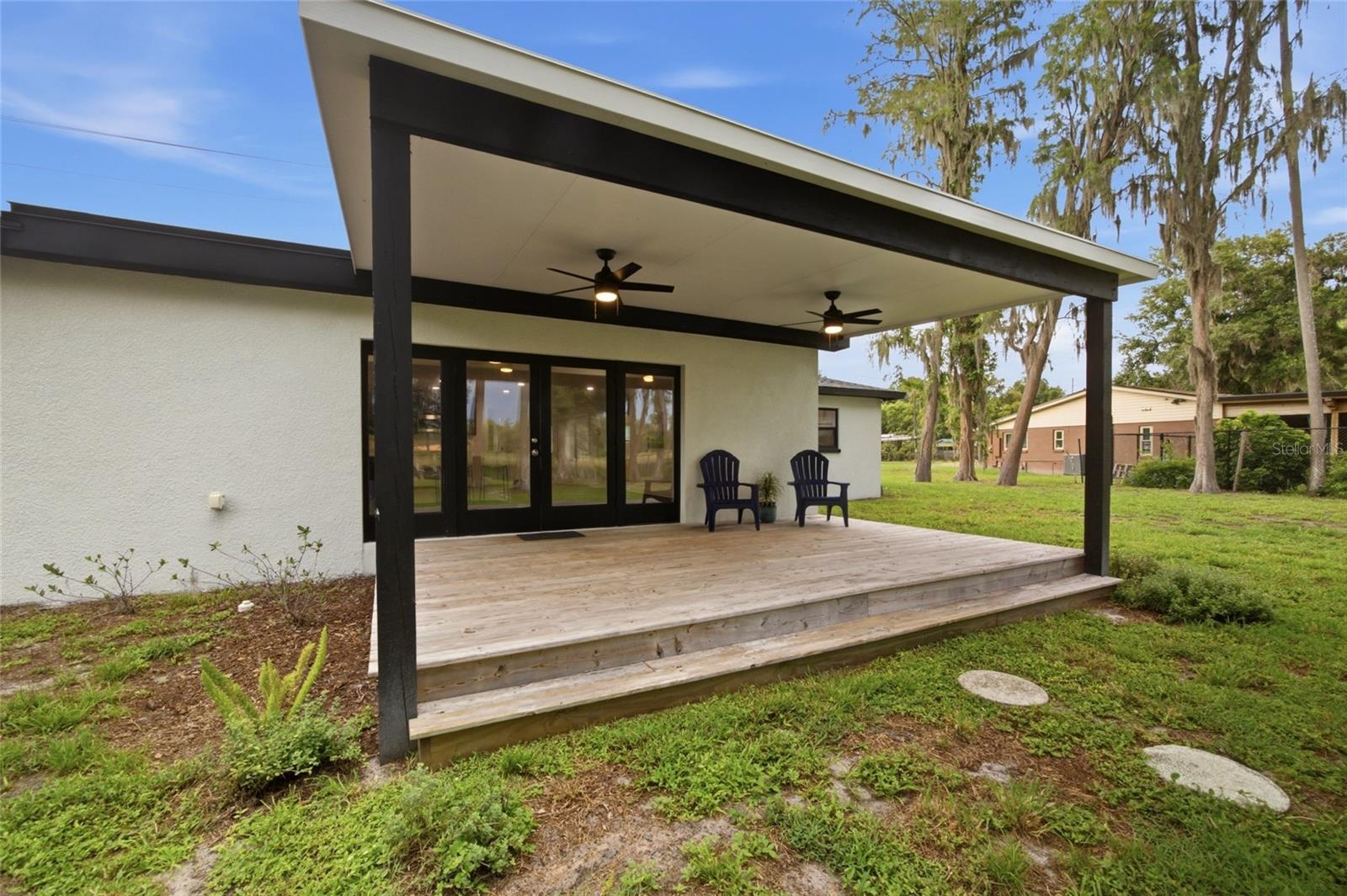 covered back porch