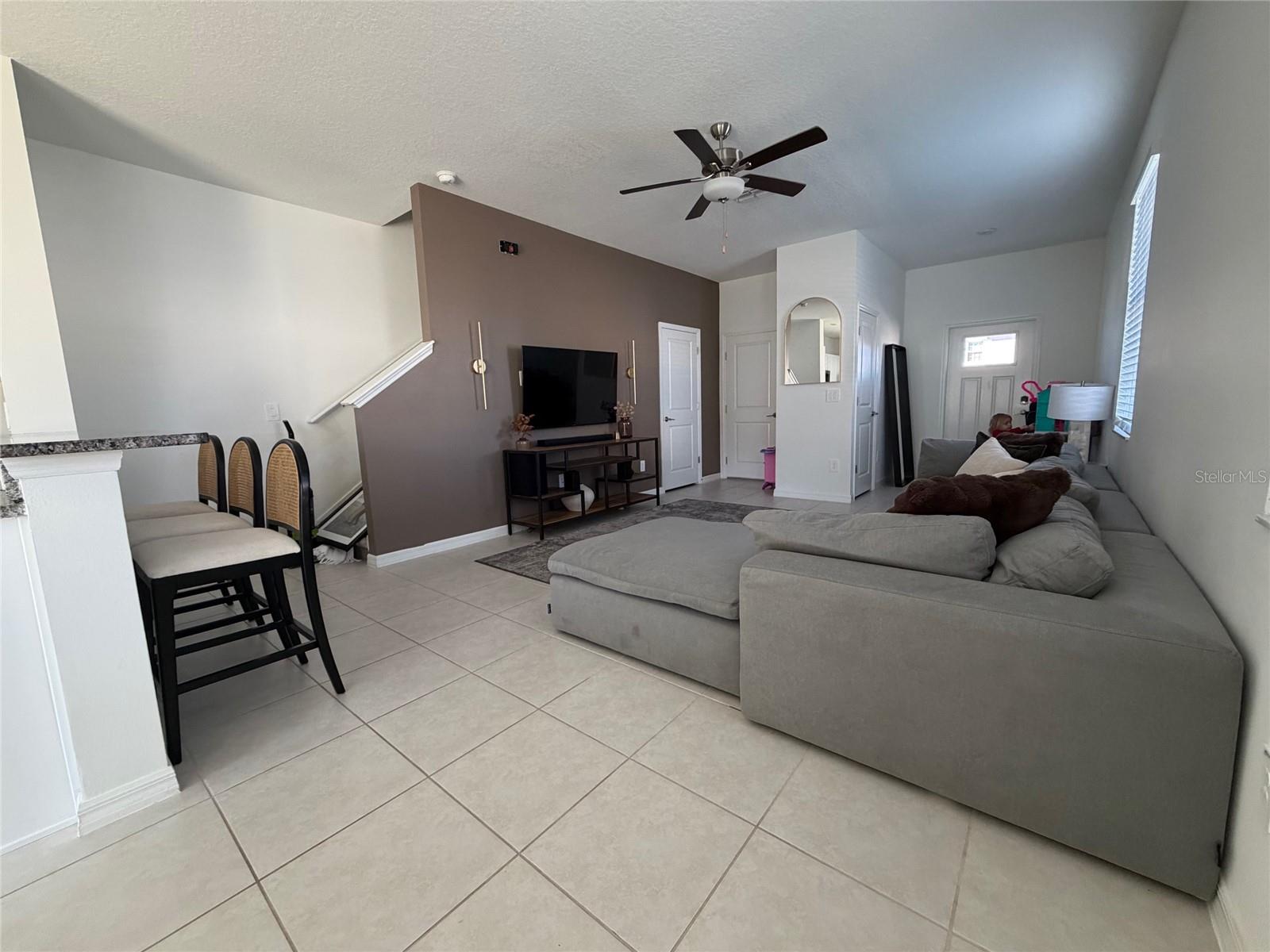 Spacious open concept