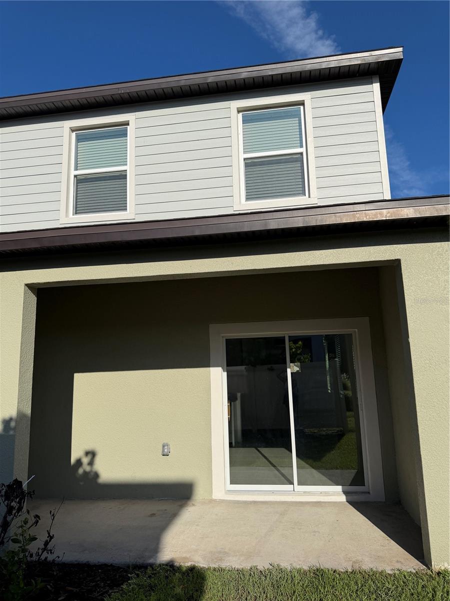 Back patio