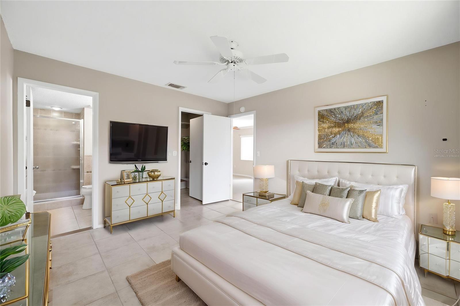 Virtually Staged - Master Bedroom