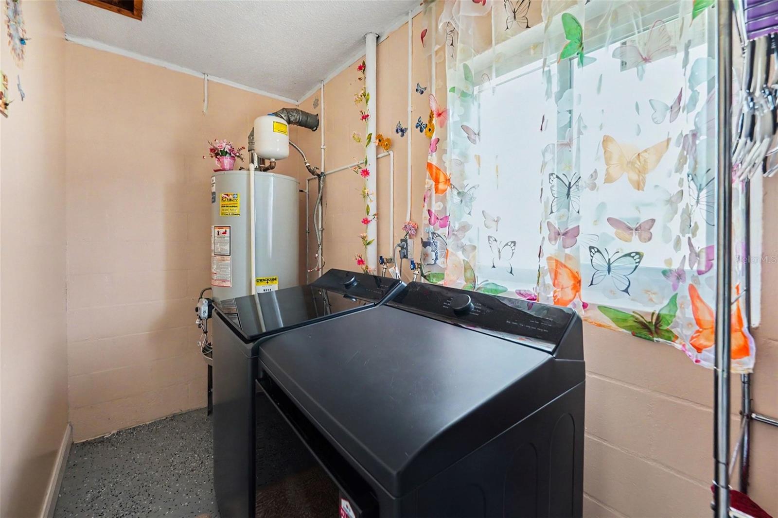 Laundry room.
