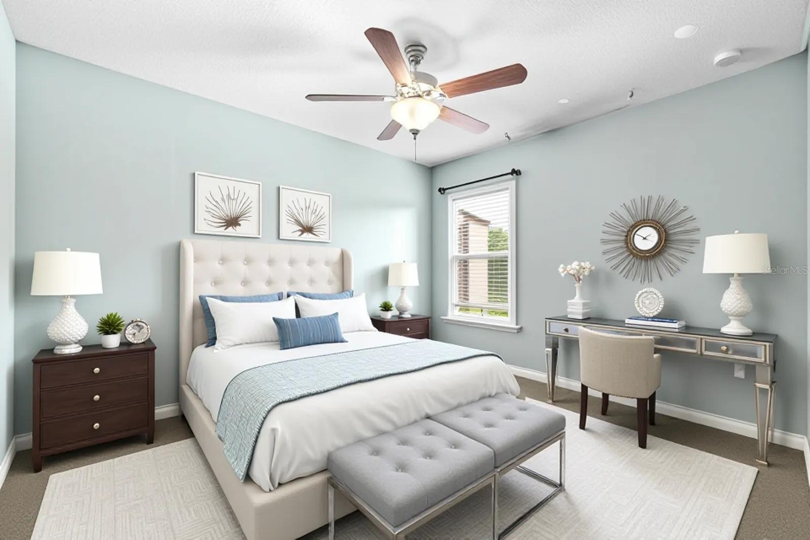 Bedroom 3 Staged