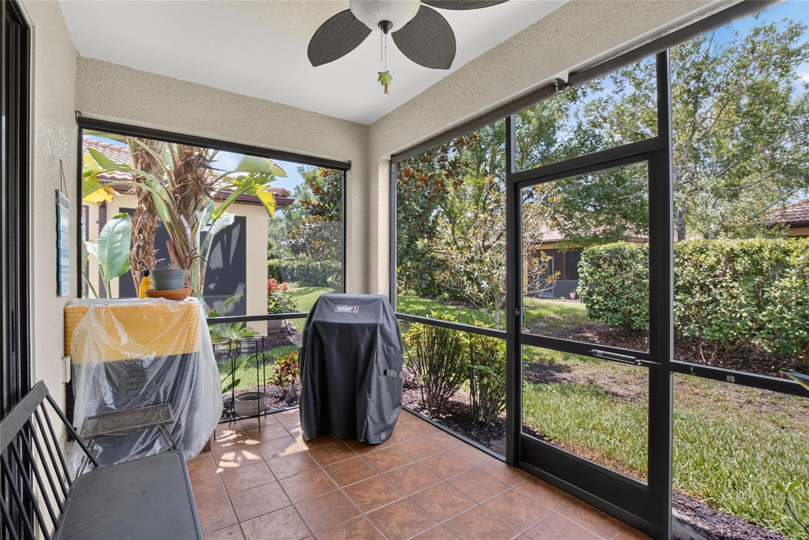 Tiled lanai