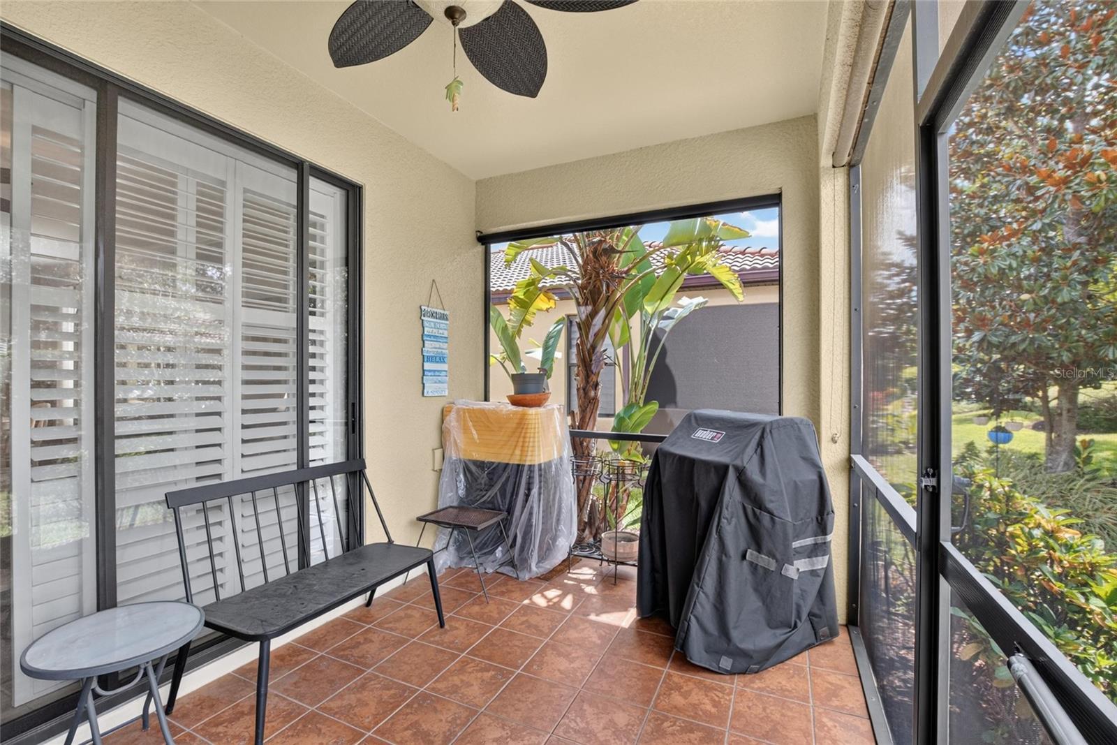 Tiled lanai