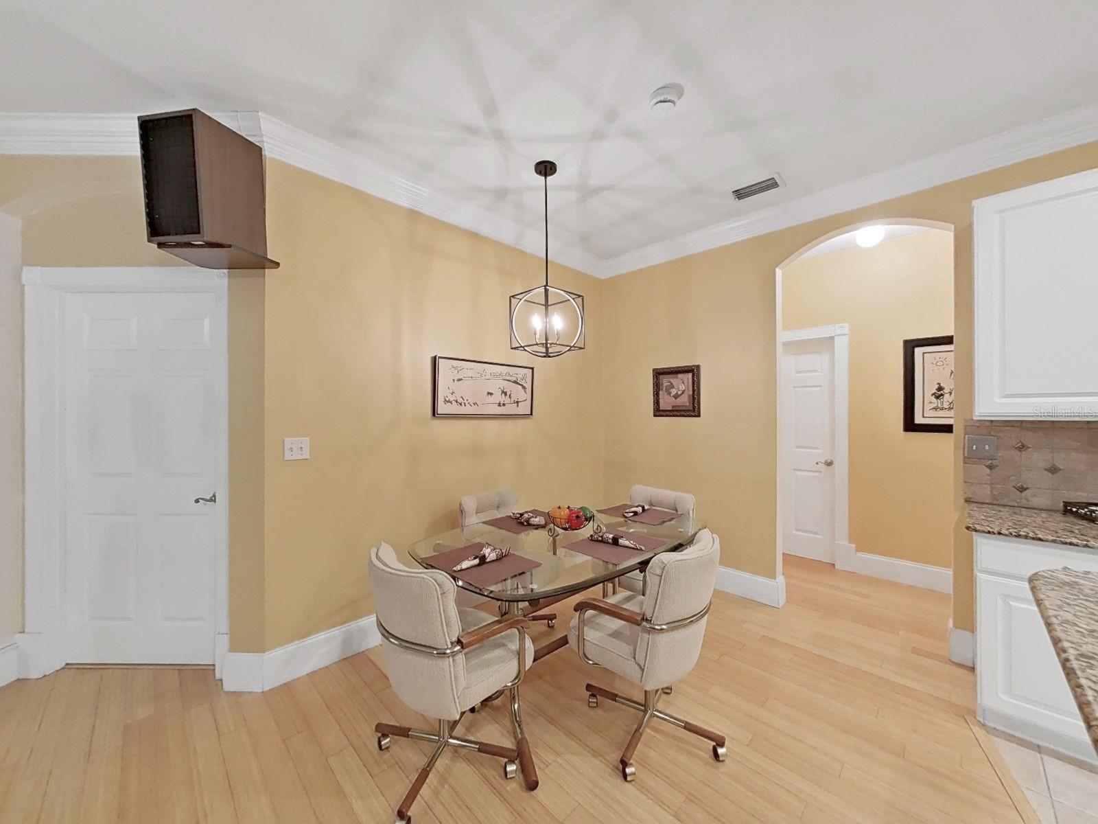 Dining Room to Hall to 2nd Bedroom