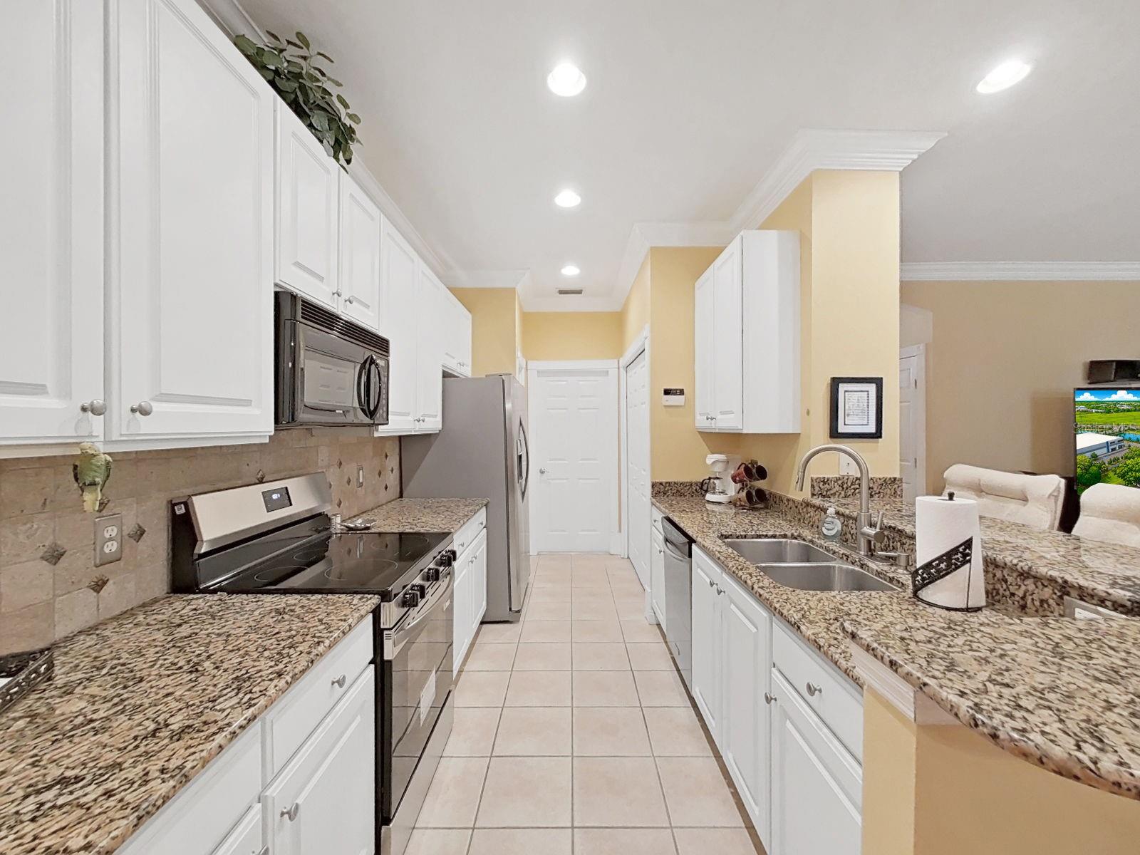 Kitchen to Garage Door