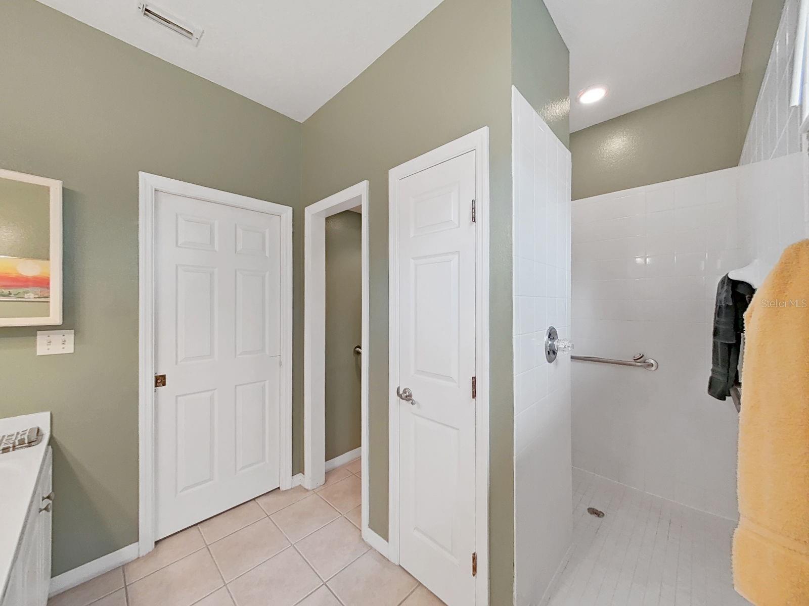 Walk in Shower in Primary Ensuite Bath