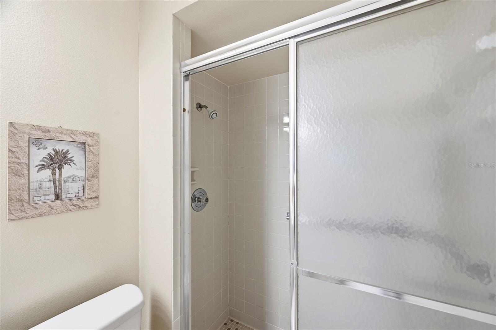 Walk-in shower in Primary Bathroom