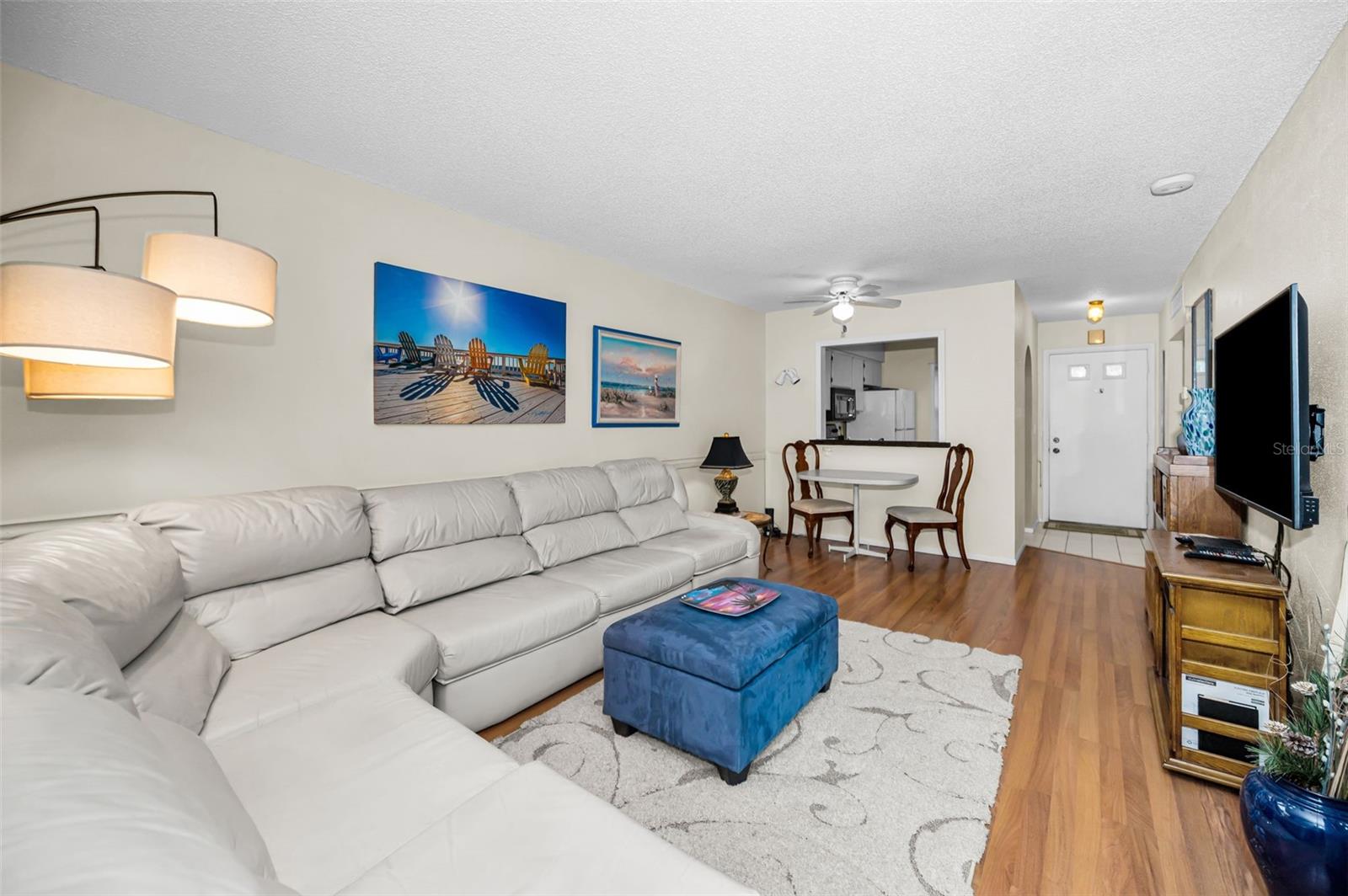 Most of the lovely furnishing are included.
