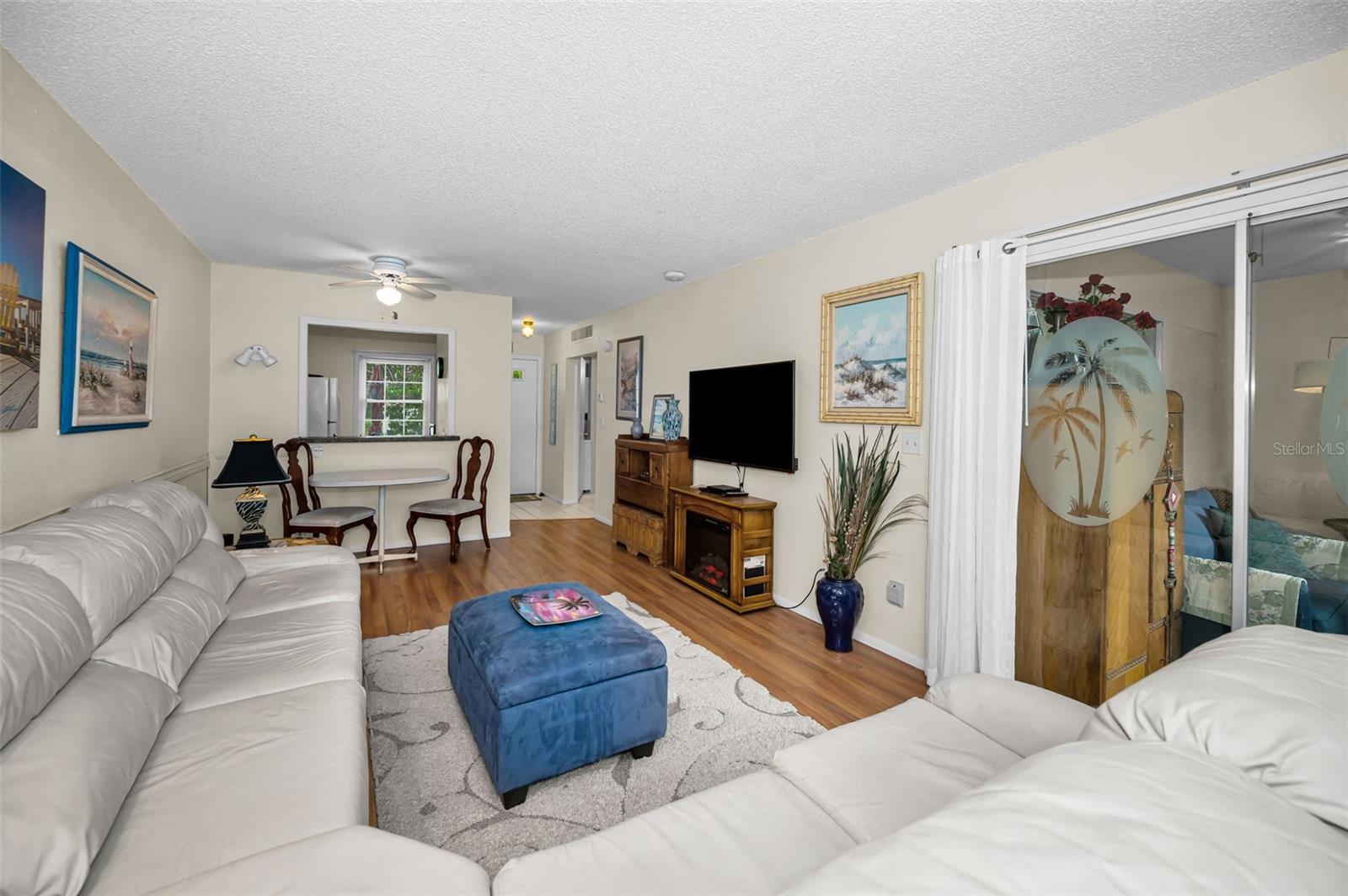 Most of the lovely furnishing are included.