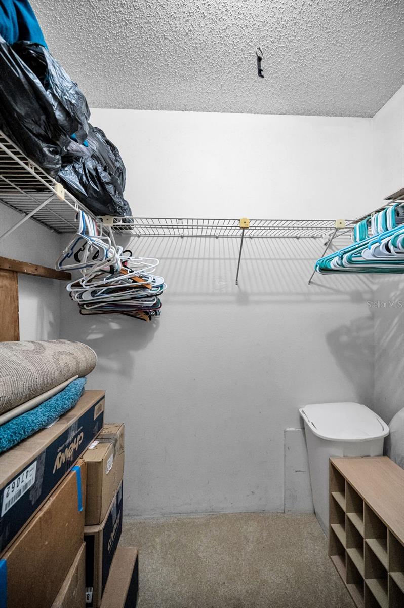 Large walk in closet