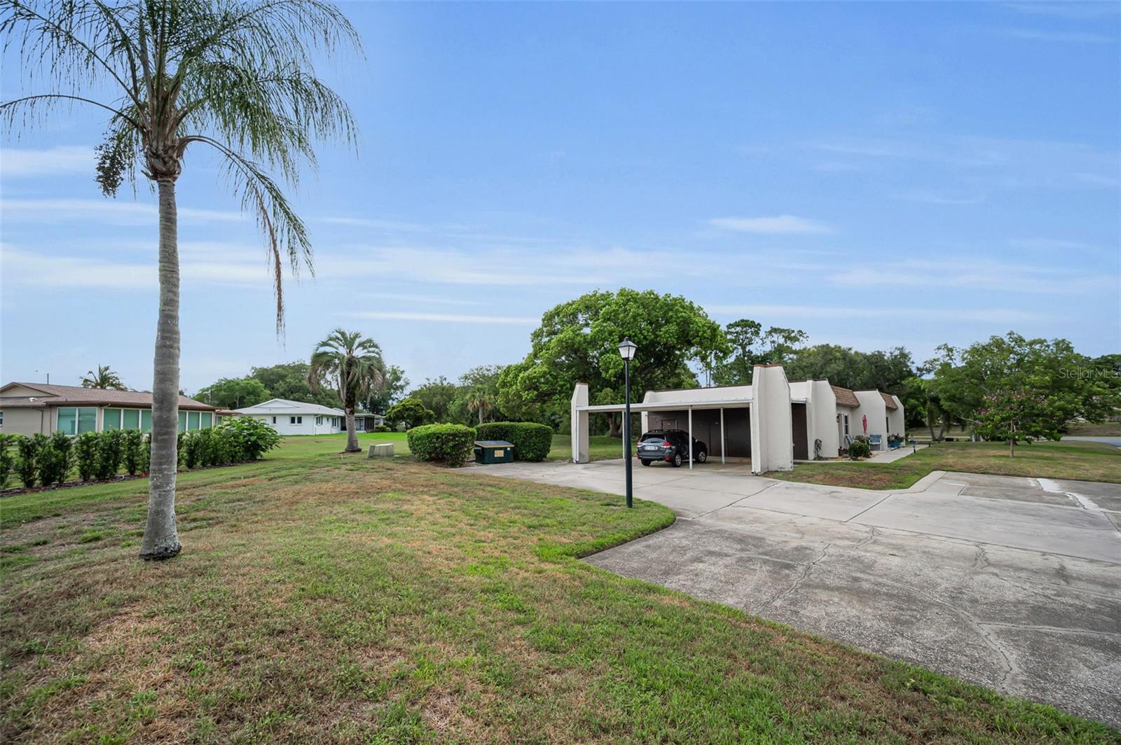 Carport and guest parking