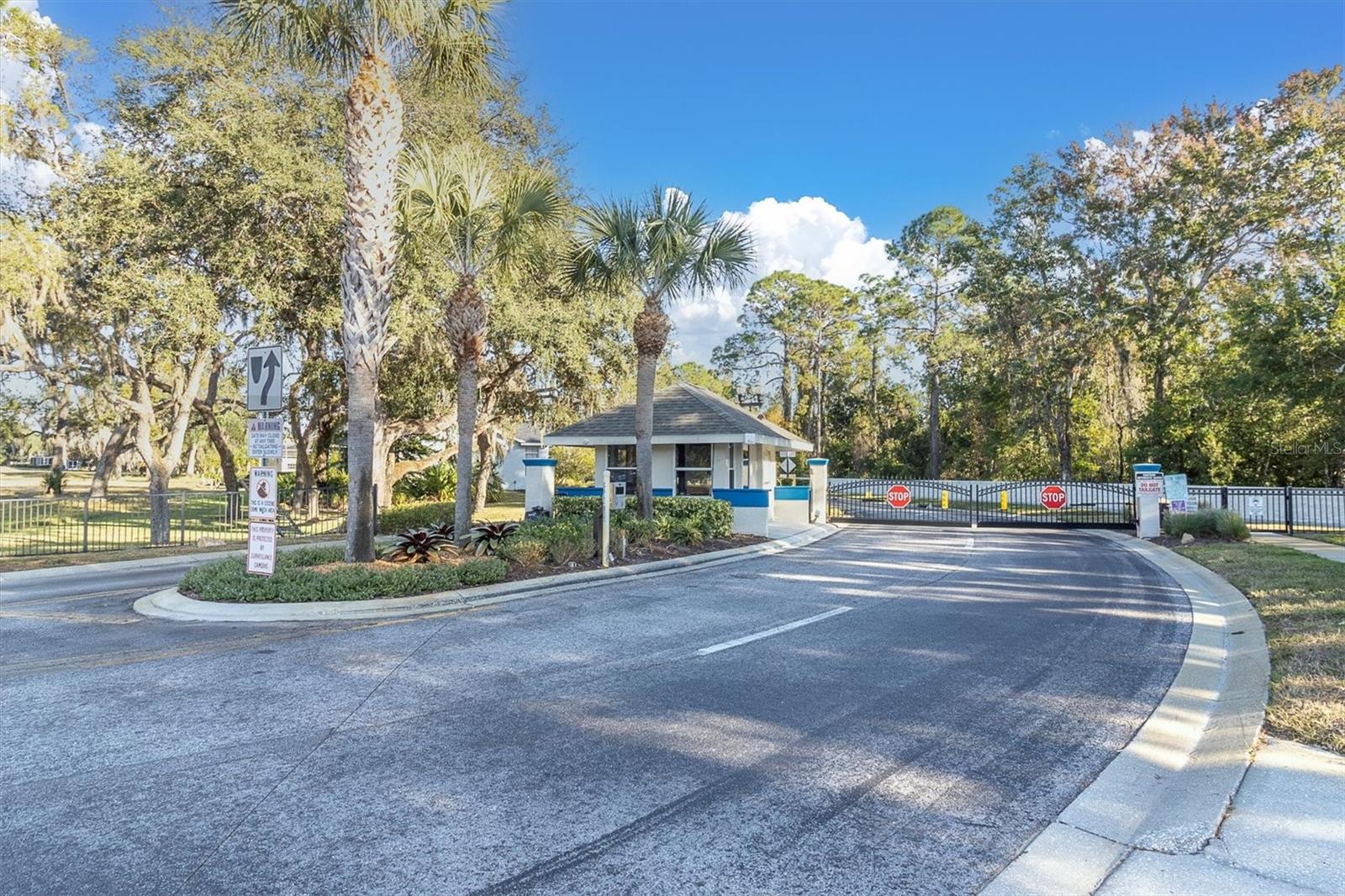 Gated Entrance to River Ridge Country Club