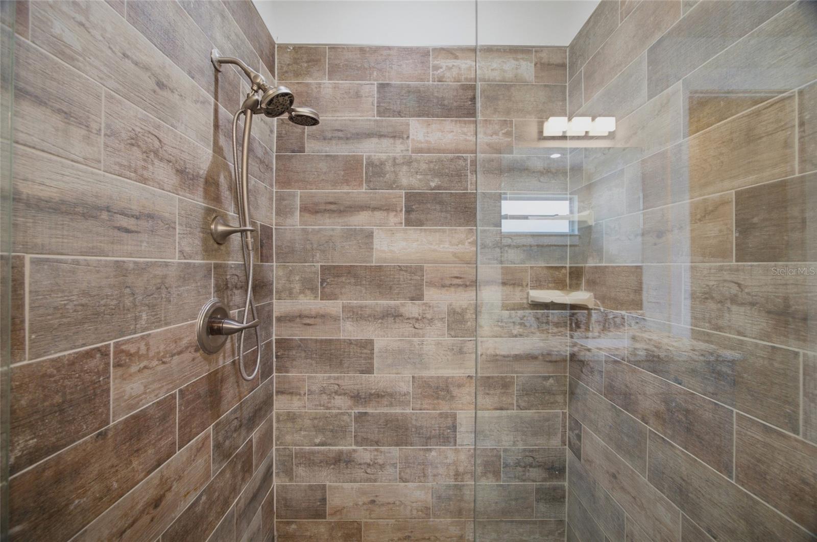 Shower in Primary Bathroom