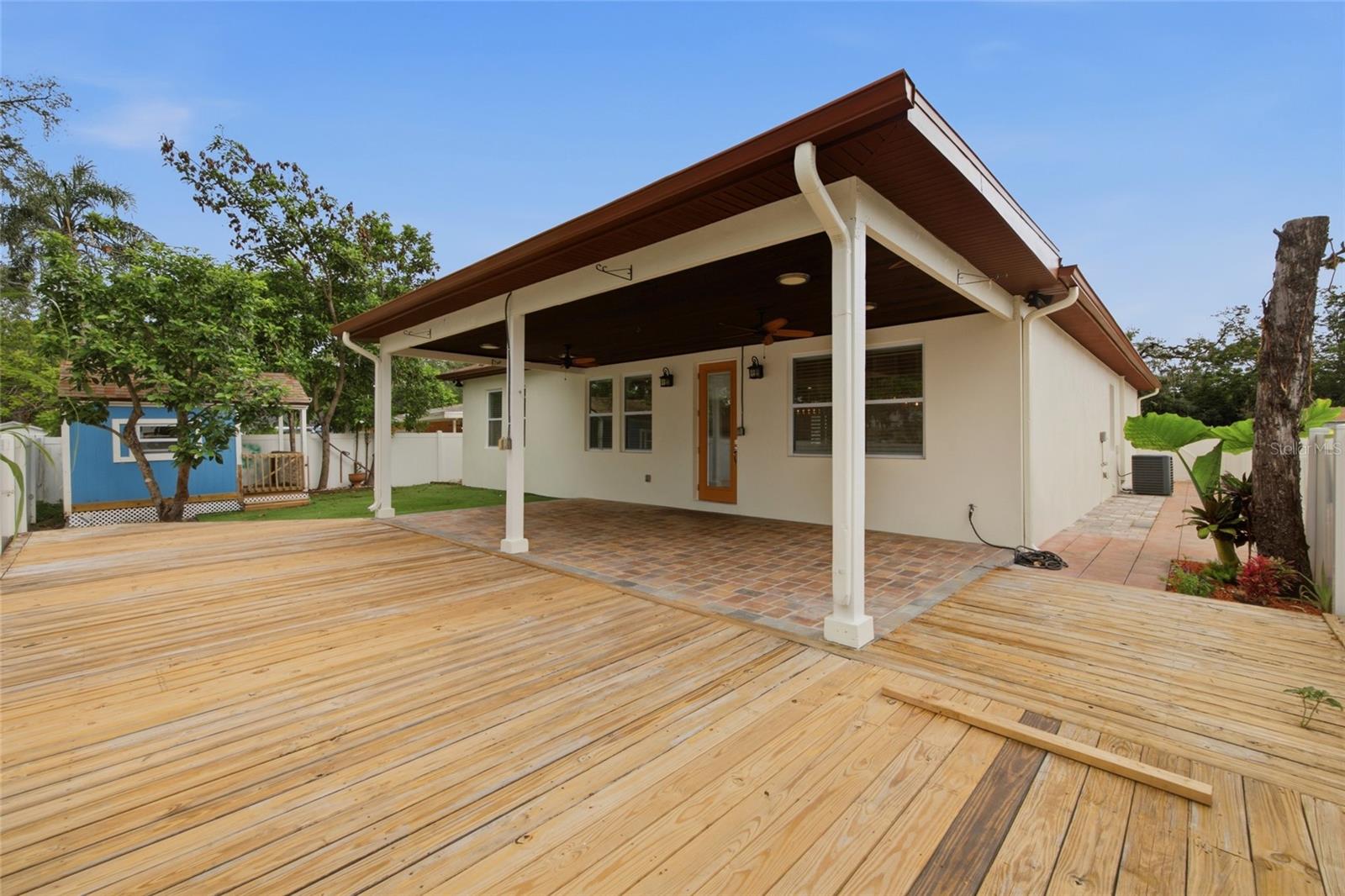 Back Porch and Deck