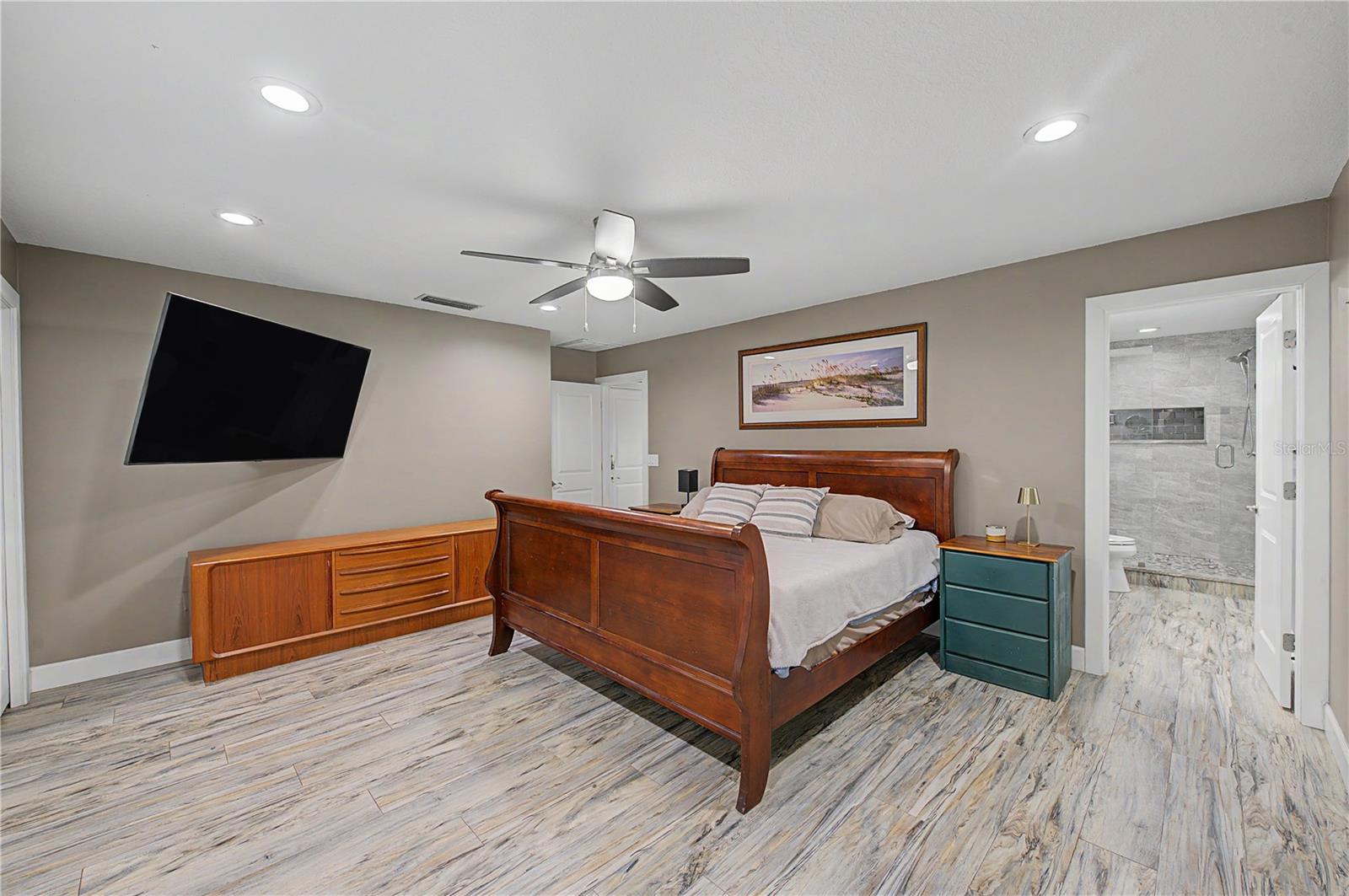 Primary Bedroom and bath