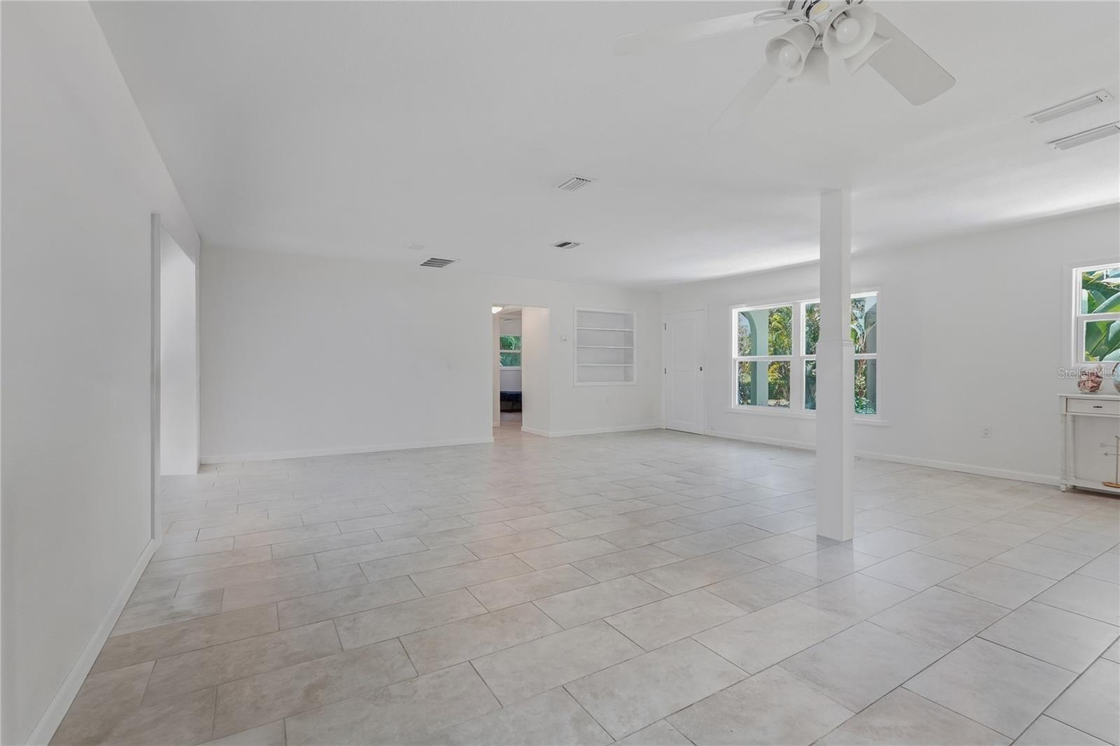 Spacious Living Room with Great Natural Light!