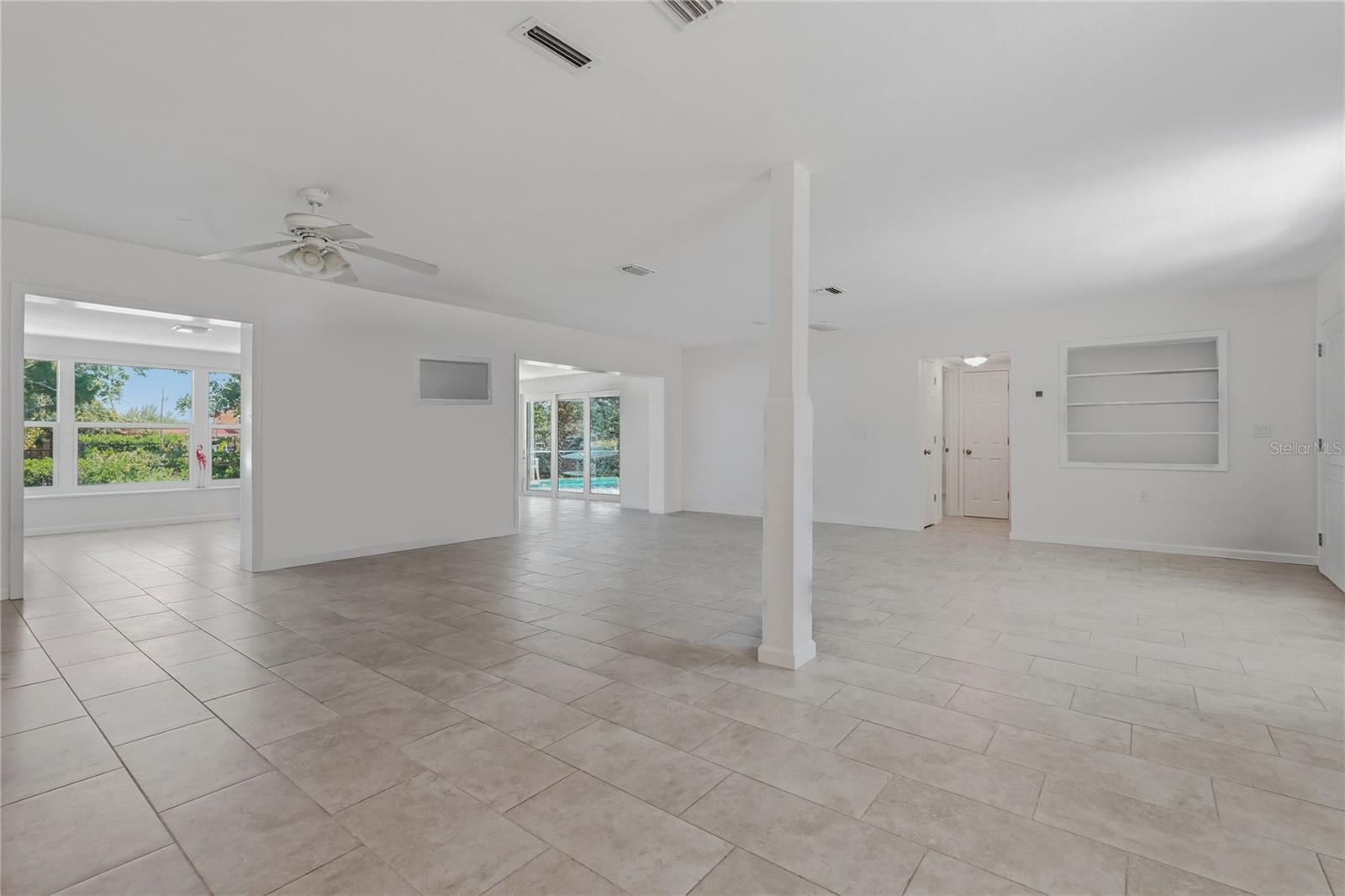 Brand New Tile Flooring Throughout