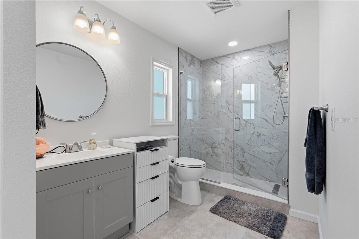 Modern & Sleek Primary Bath
