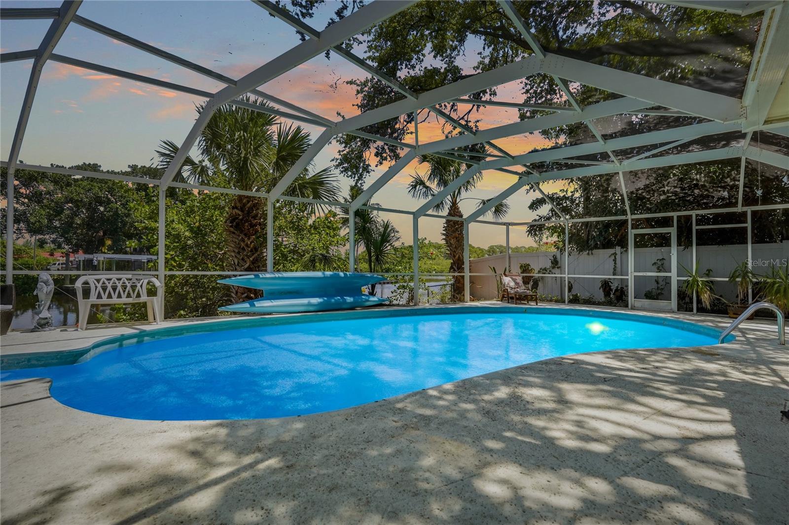 Private Pool with a side of Water Views!