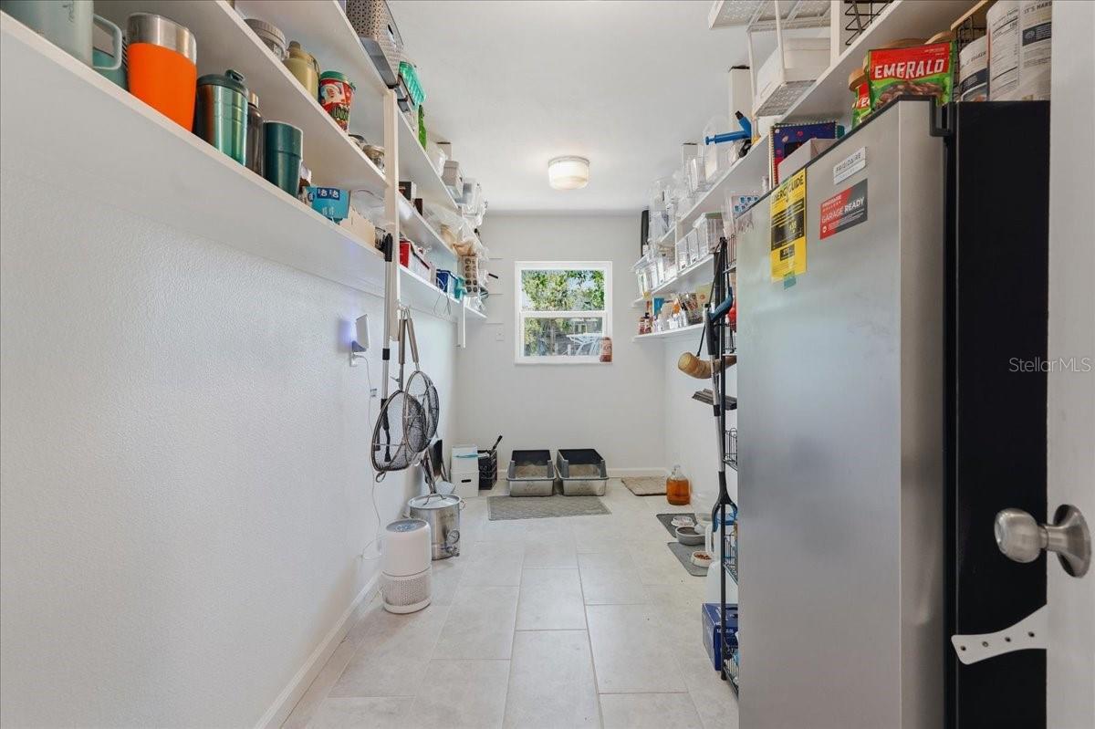 Spacious Walk-In Pantry & All Purpose Room ~ Great for Extra Storage!