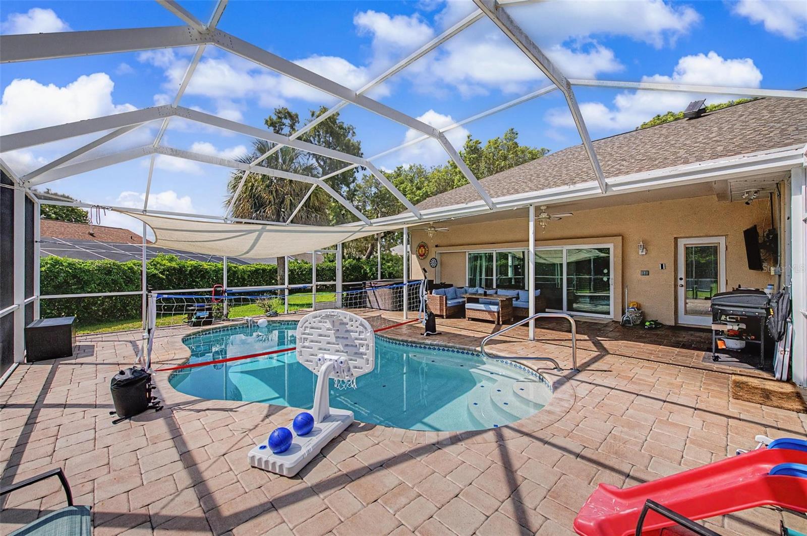 Solar Heated Saltwater Pool
