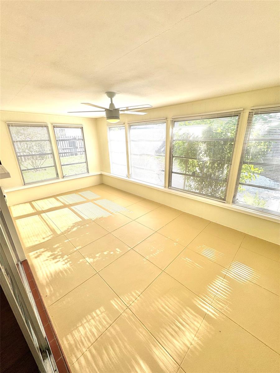 Florida room has its own mini-split a/c unit