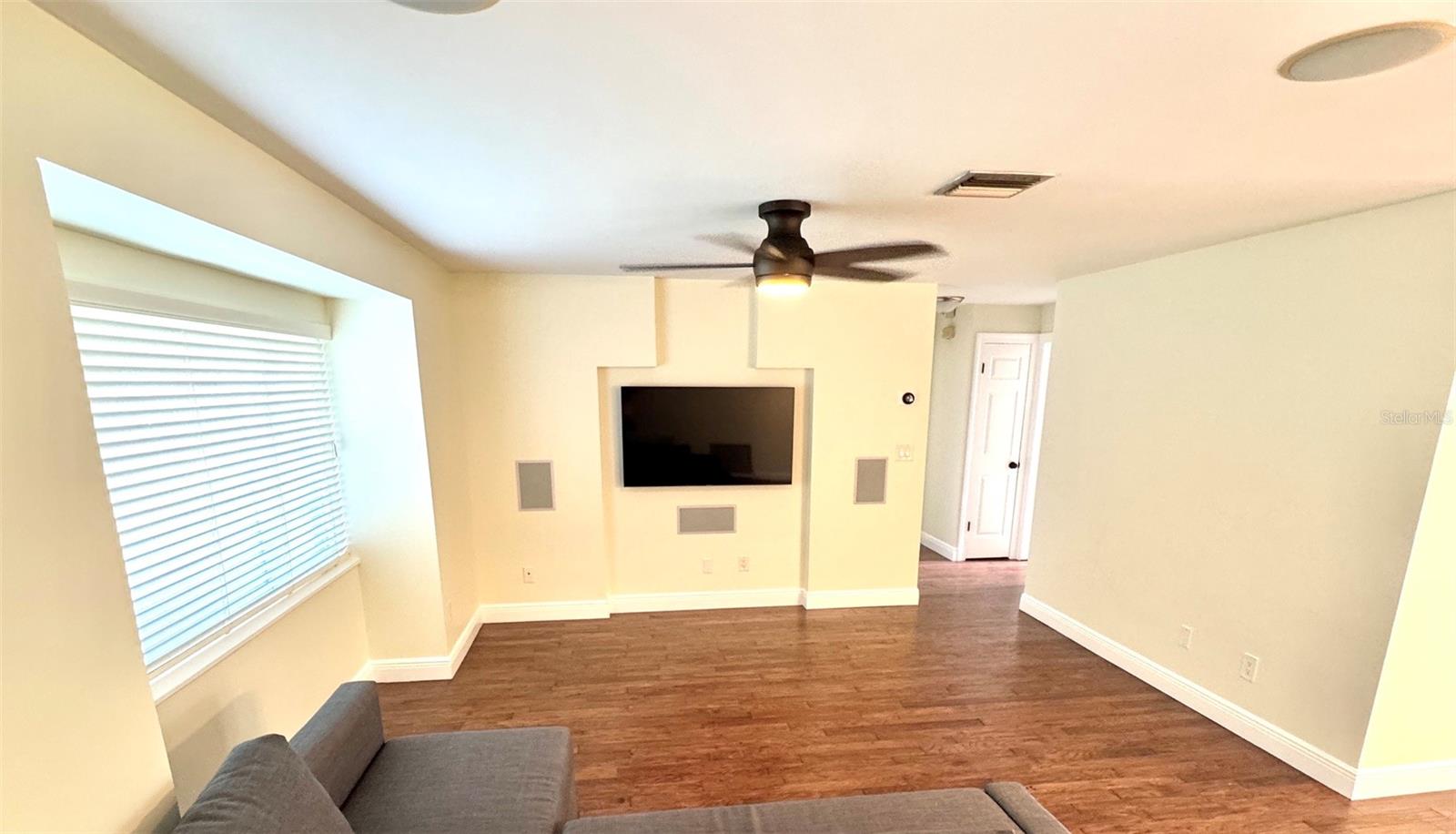 Engineered wood plank flooring