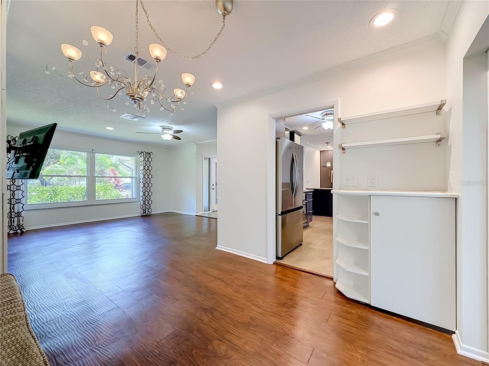 Dining Area - Living Room - Kitchen