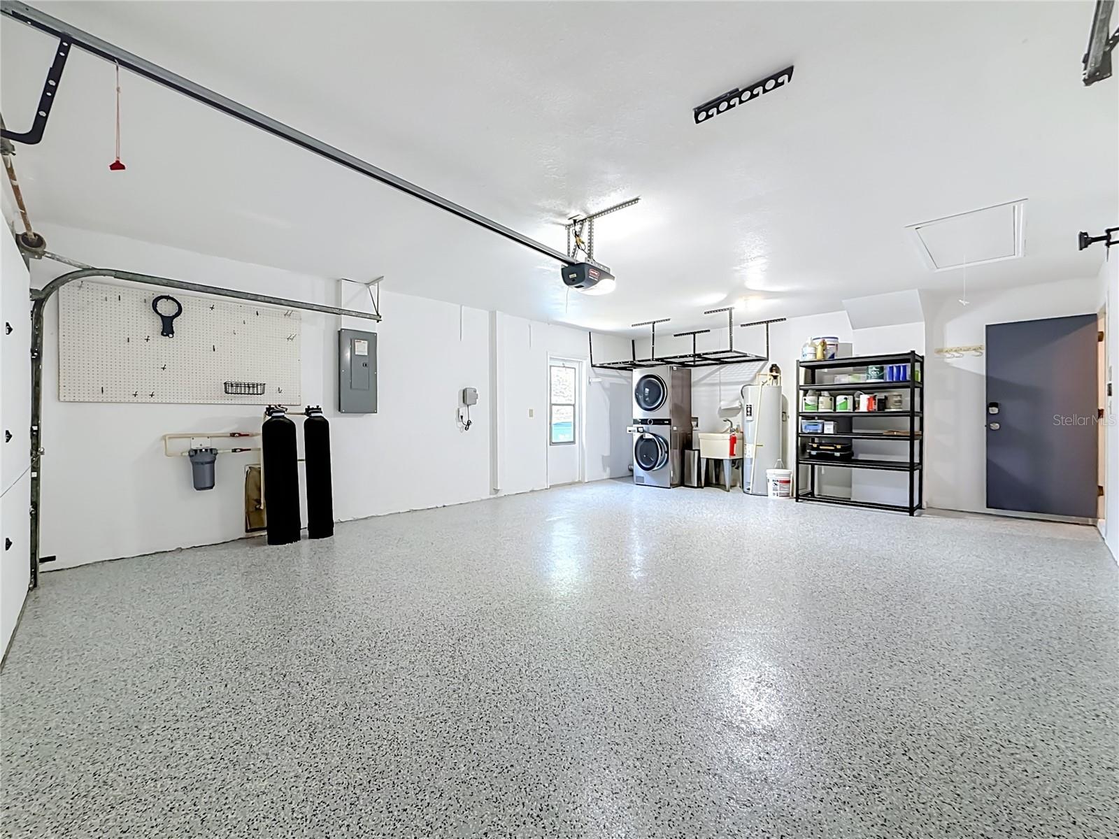 Garage - New Epoxy Floors - Water Treatment System