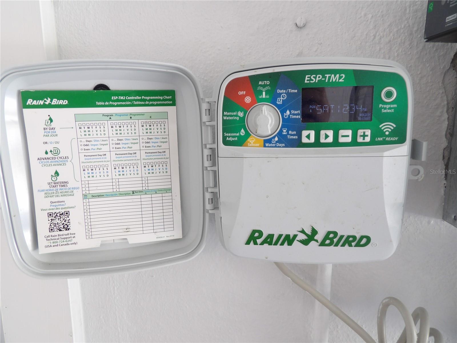 Sprinkle system control and new pump