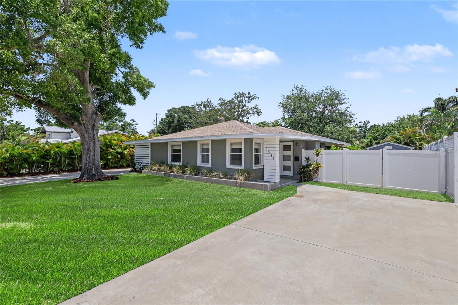 Front of Home (Right side Driveway)
