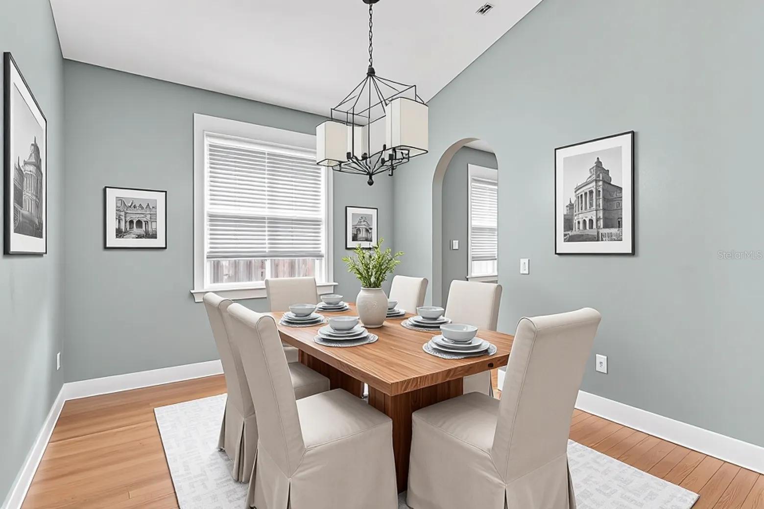 virtual staged dining